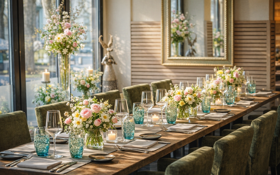 Eleganter Tagungsraum im Restaurant für Business Meetings